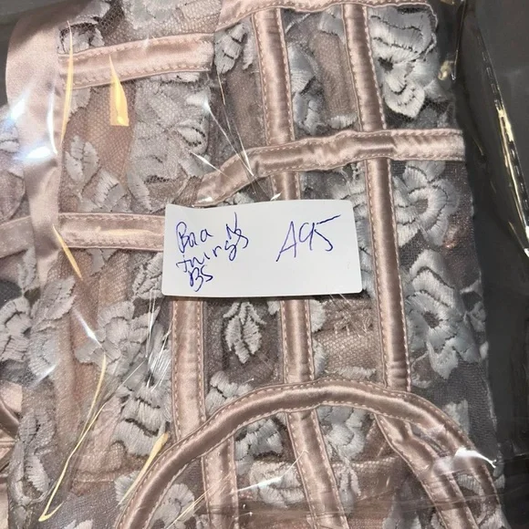 Bras N Things Pink Floral Lace Bodysuit - Picture 10 of 10